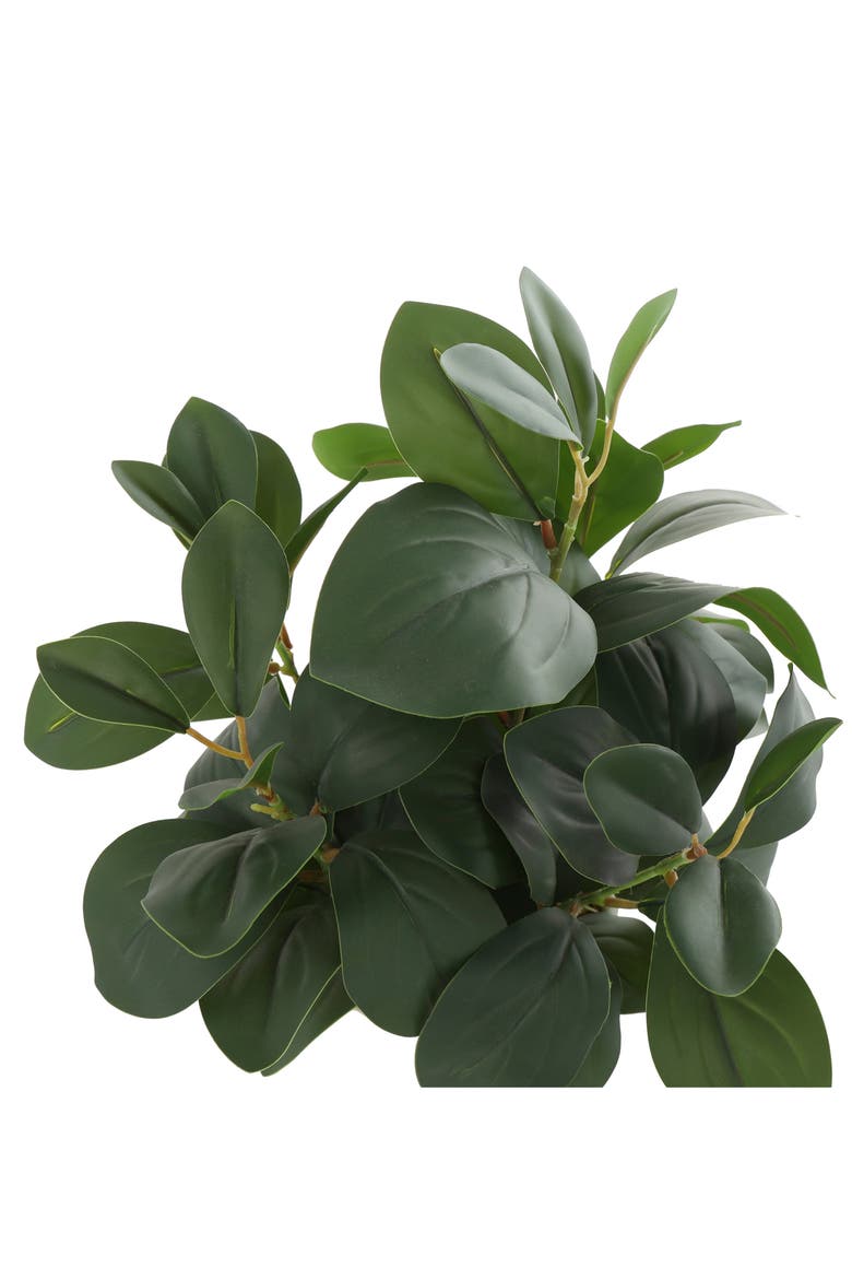 Green Faux Foliage Artificial Potted Plant, Alternate, color, GREEN
