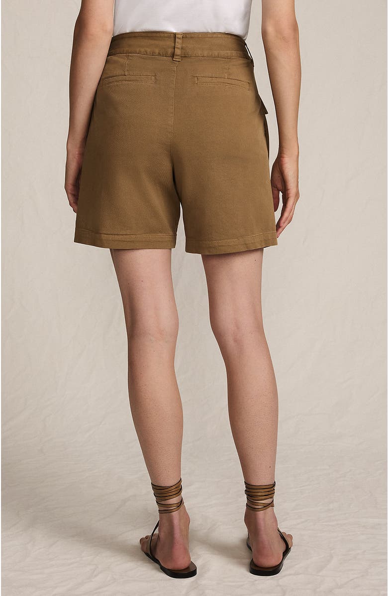 Lands' End Cool Fade High Rise 7" Cargo Shorts, Alternate, color, Coriander