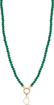 Ember Fine Jewelry 14K Yellow Gold Fruit Charm Beaded Necklace