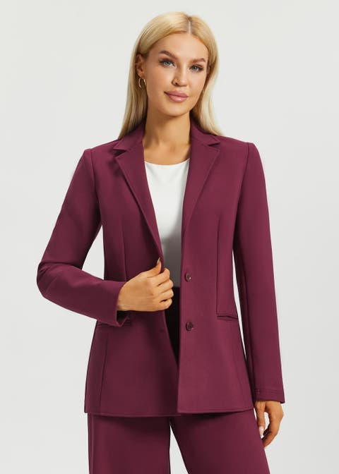 Classic Blazer Stretch Ponte