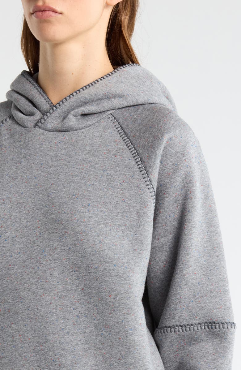 UGG<sup>®</sup> Classic Cotton Blend Hoodie, Alternate, color, Medium Grey Heather