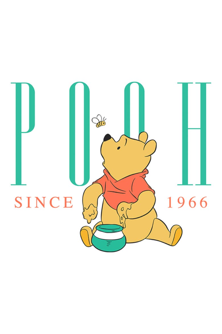 Girl's Winnie the Pooh Honey Lover Since 1966  Graphic T-Shirt, Alternate, color, White