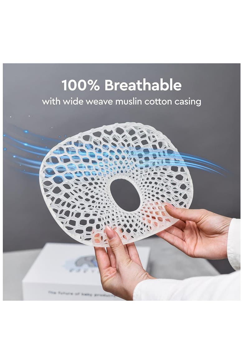 Hollow Headrest with Organic Cotton Covers, Alternate, color, NO COLOR