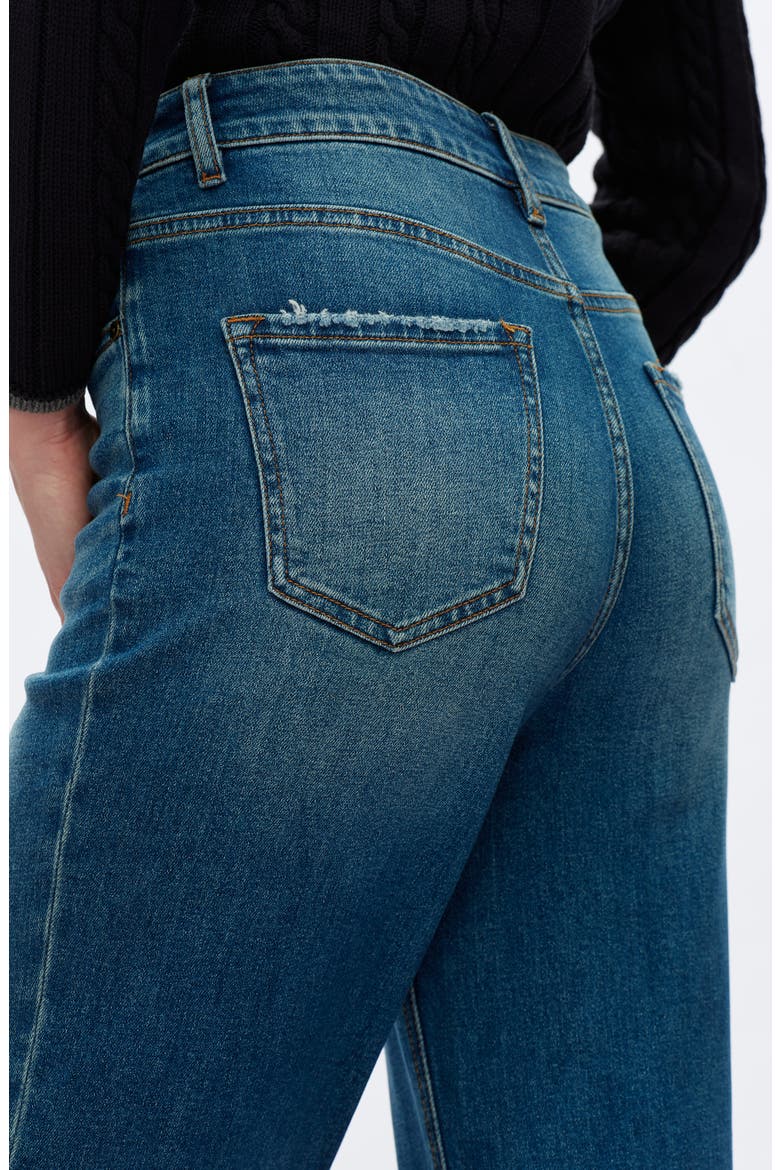 High Waist Wide Leg Jeans, Alternate, color, VINTAGE MEDIUM BLUE