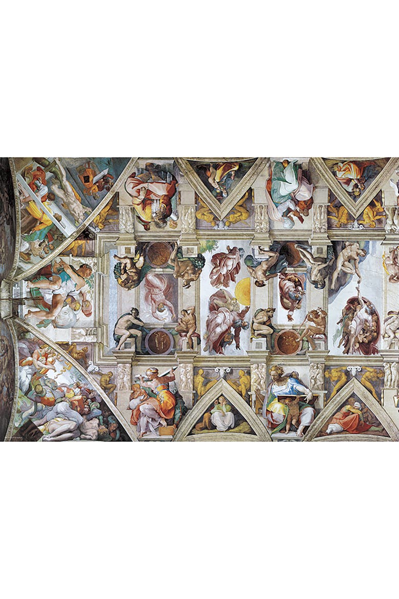 The Sistine Chapel Puzzle, 1000 Pieces, Alternate, color, Multicolored