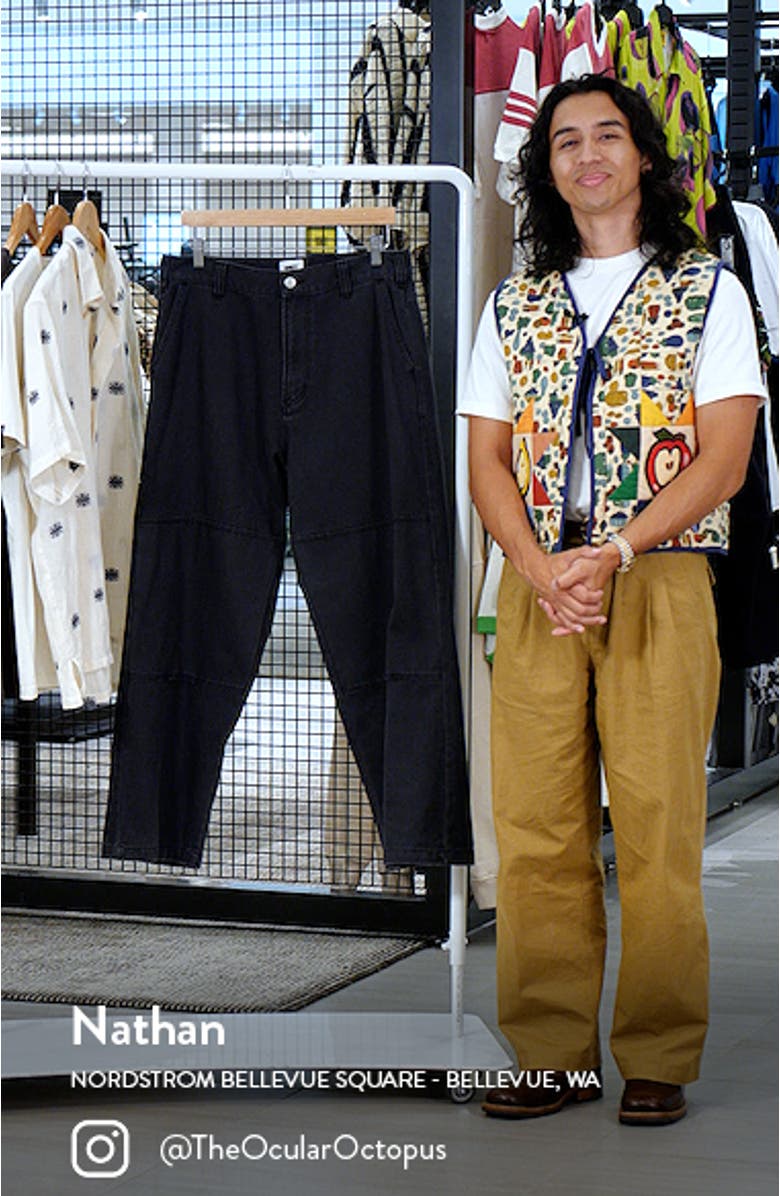 Obey Bigwig Double Knee Denim Worker Pants | Nordstrom