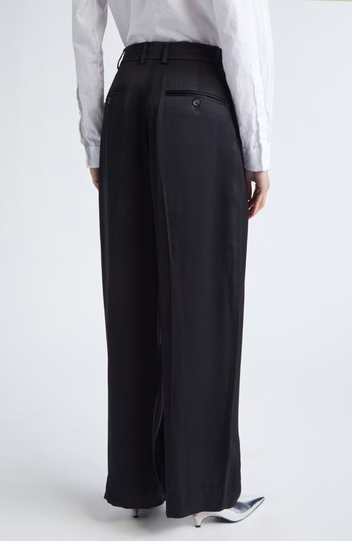 Totême Toteme Pleated Fluid Pants In Black