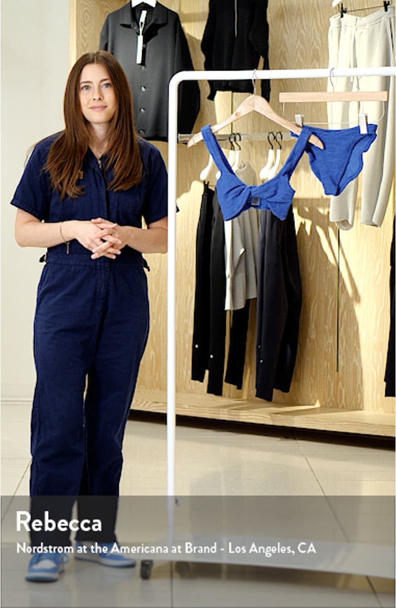 Jean Crinkle Twist Two-Piece Swimsuit, sales video thumbnail