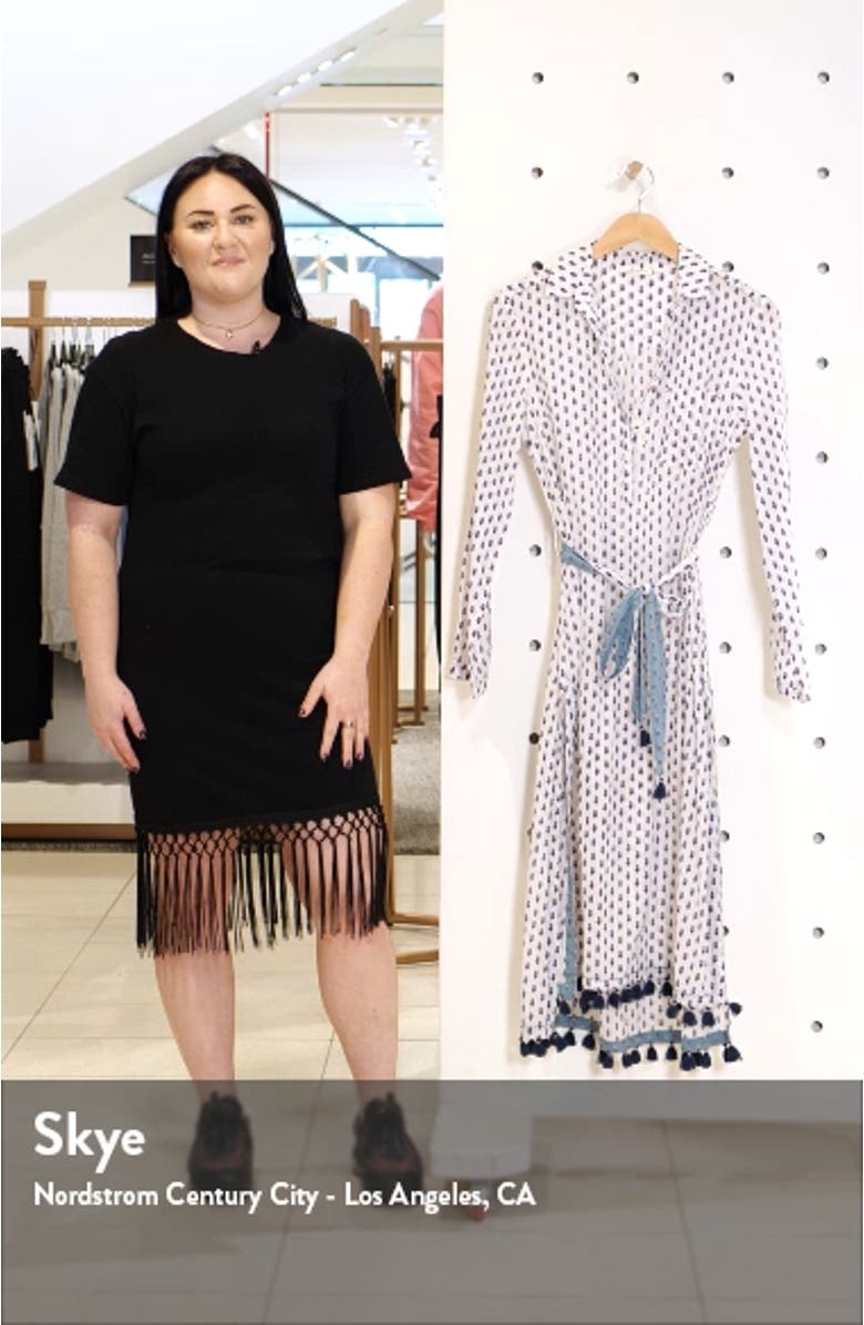 Pema Denae Kurta Cover-Up Shirtdress, sales video thumbnail