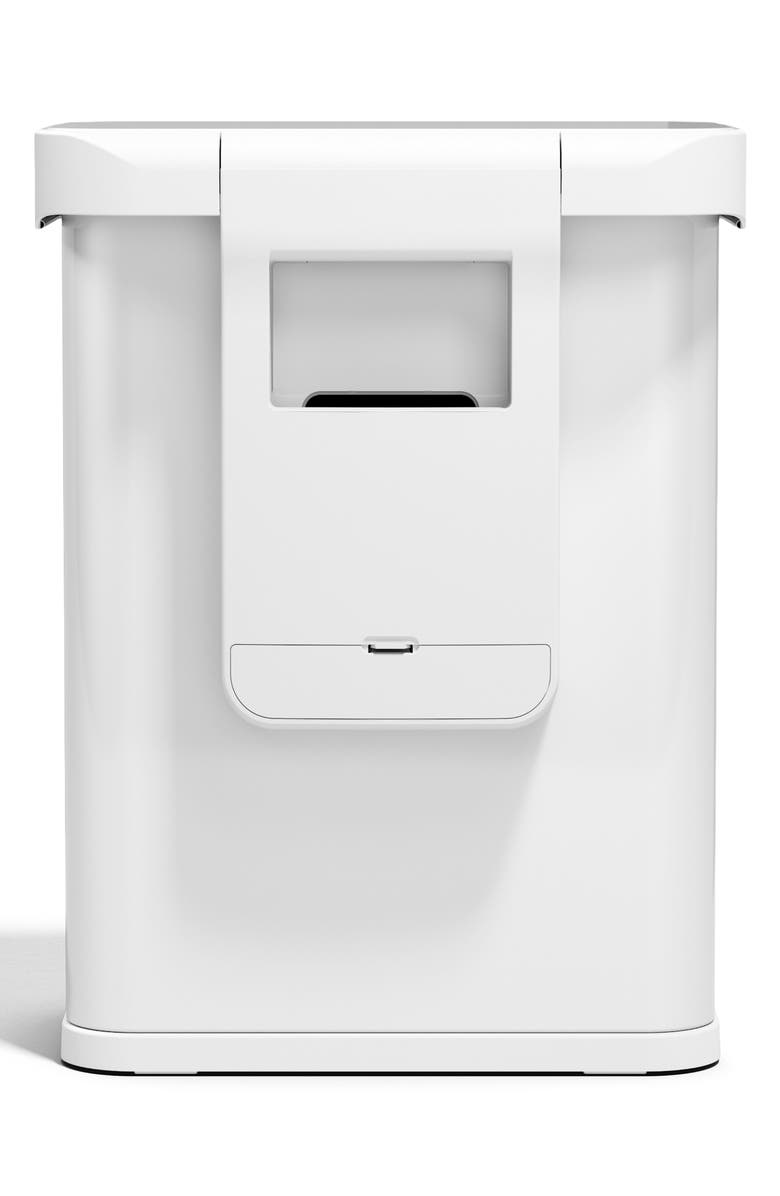 simplehuman 58-Liter Rectangular Sensor Can with Voice + Motion Sensor, Alternate, color,
