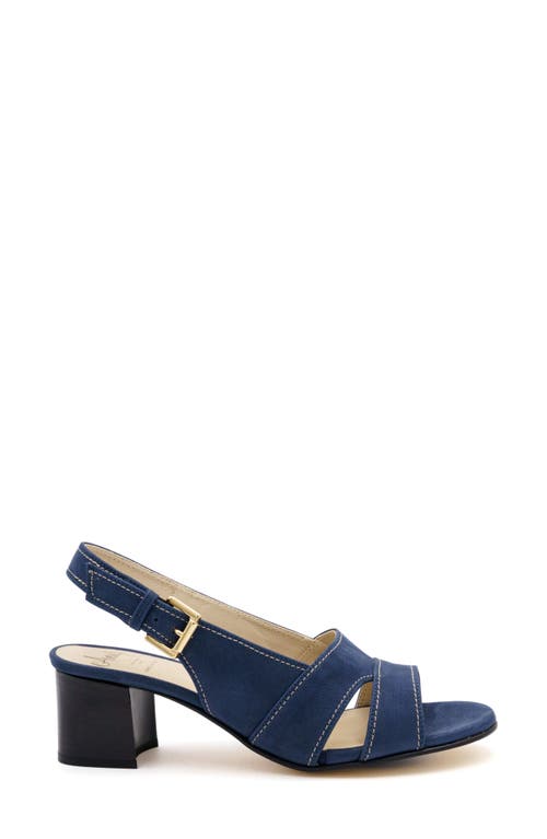 Amalfi By Rangoni Efrem Slingback Sandal In Navy Long Beach