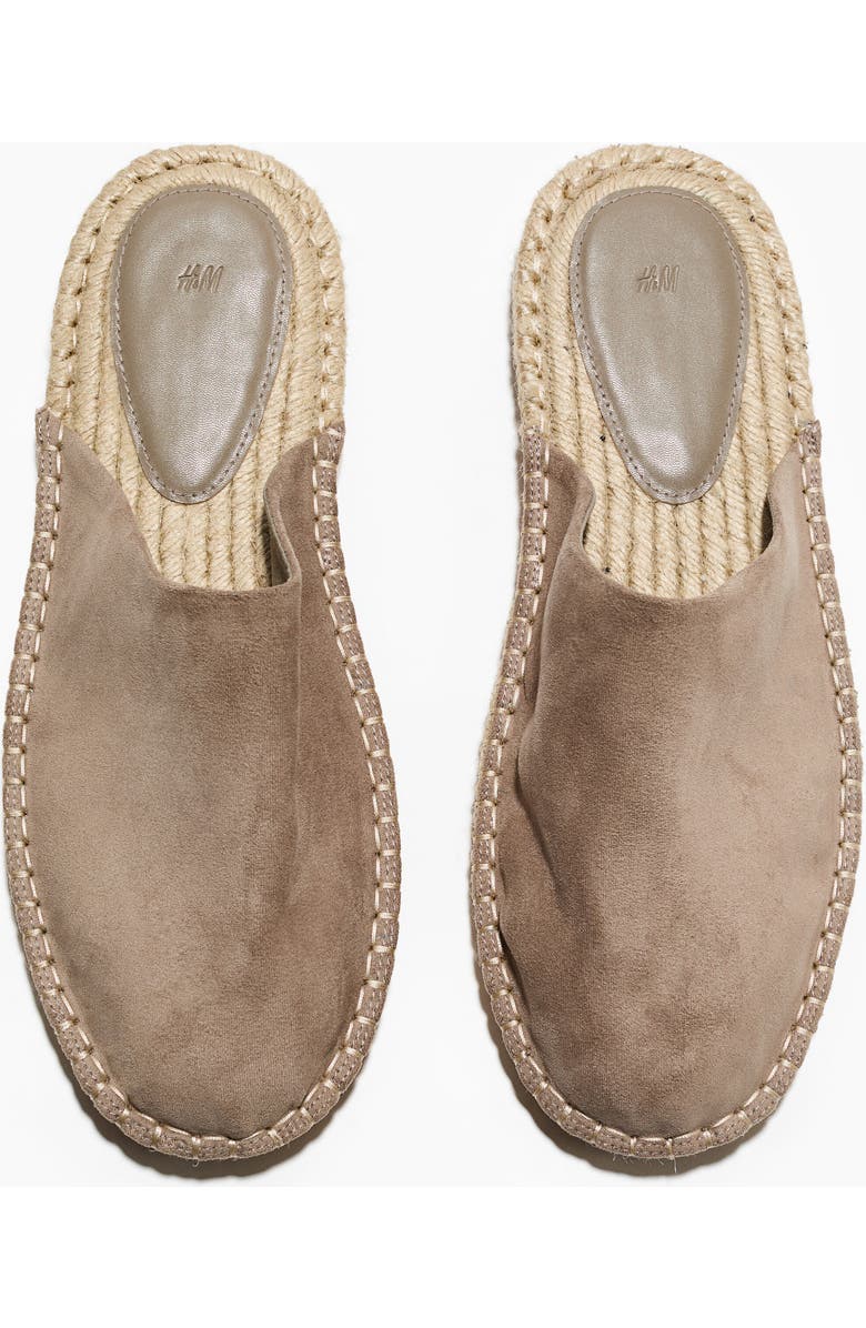 H&M Espadrille Mules, Alternate, color, Dark Beige