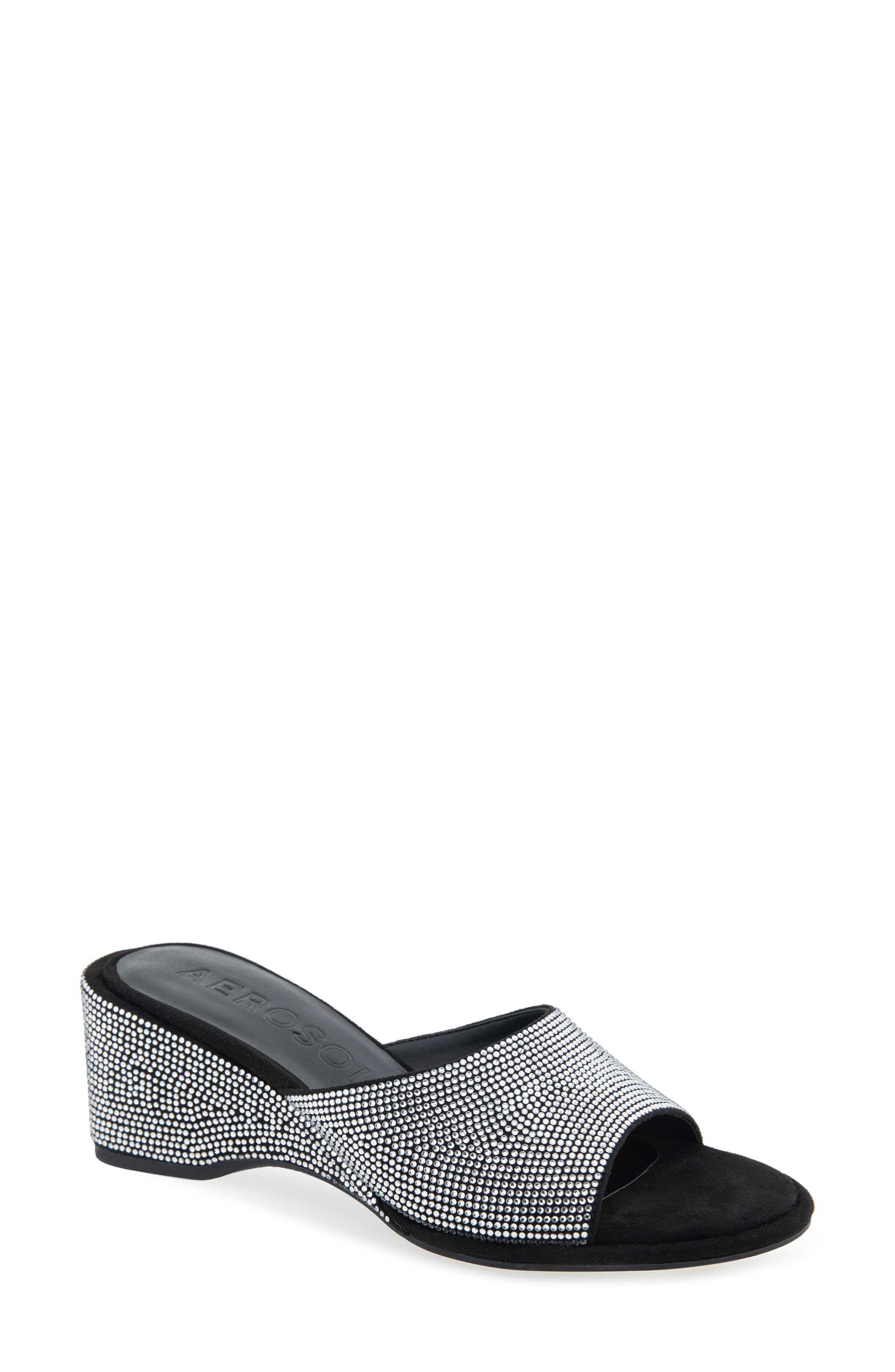 New Year Mule, Main, color, BLACK/ CLEAR