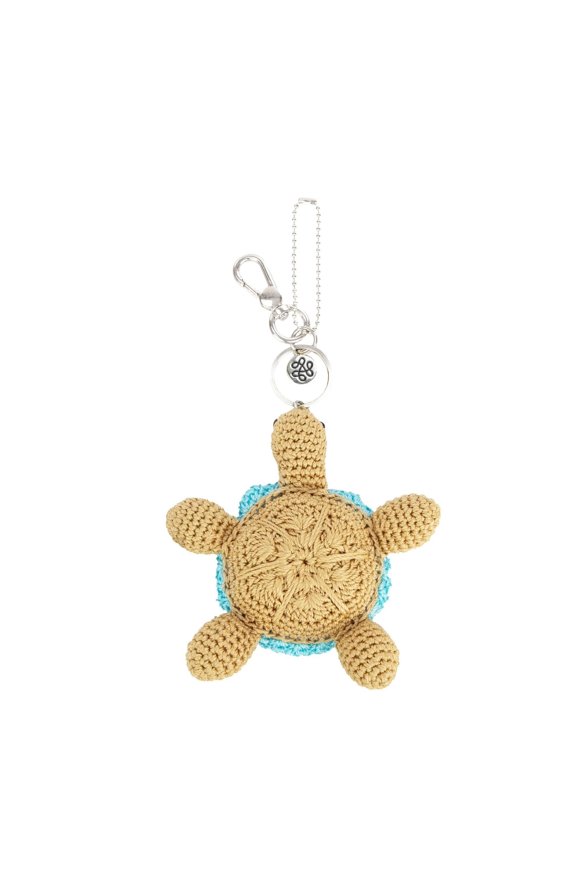 The Sak Yarnicharmz Hand Crochet Dangle - Ocean Animals, Alternate, color, Sea Turtle