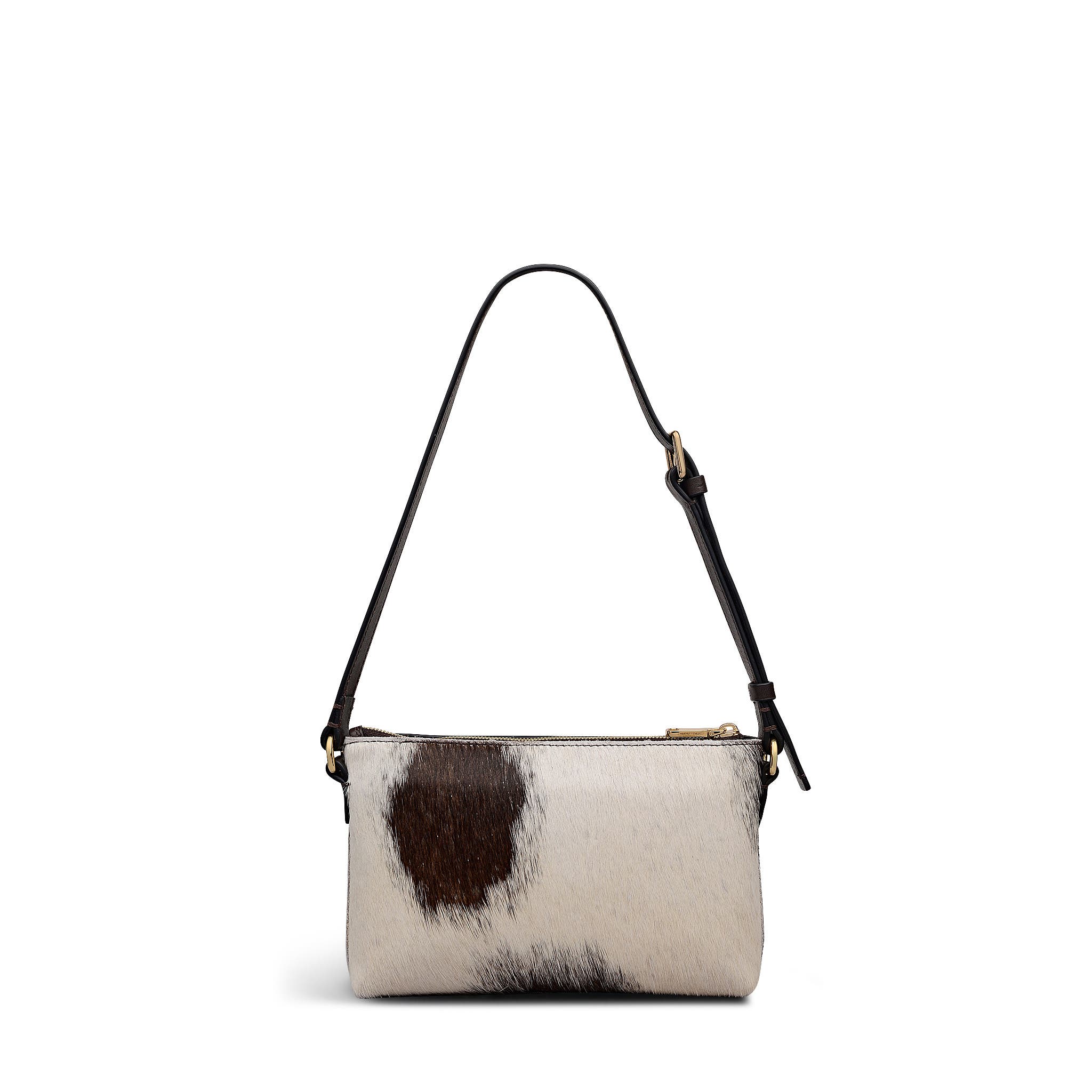 Radley Pockets - Cow Hide Mini Ziptop Shoulder Bag, Alternate, color, Dark Oak