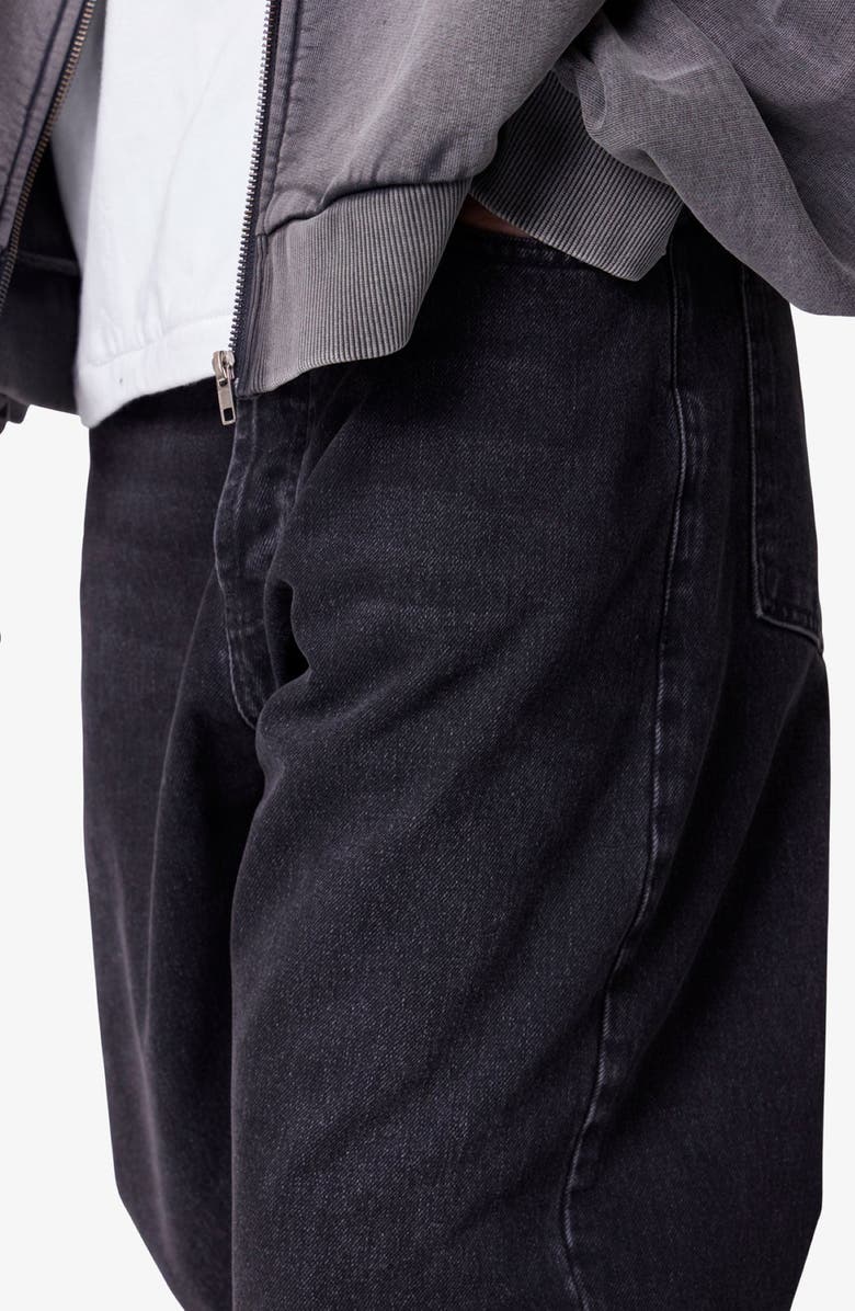 mnml Ultra Baggy Jeans, Alternate, color, Stone Wash Black