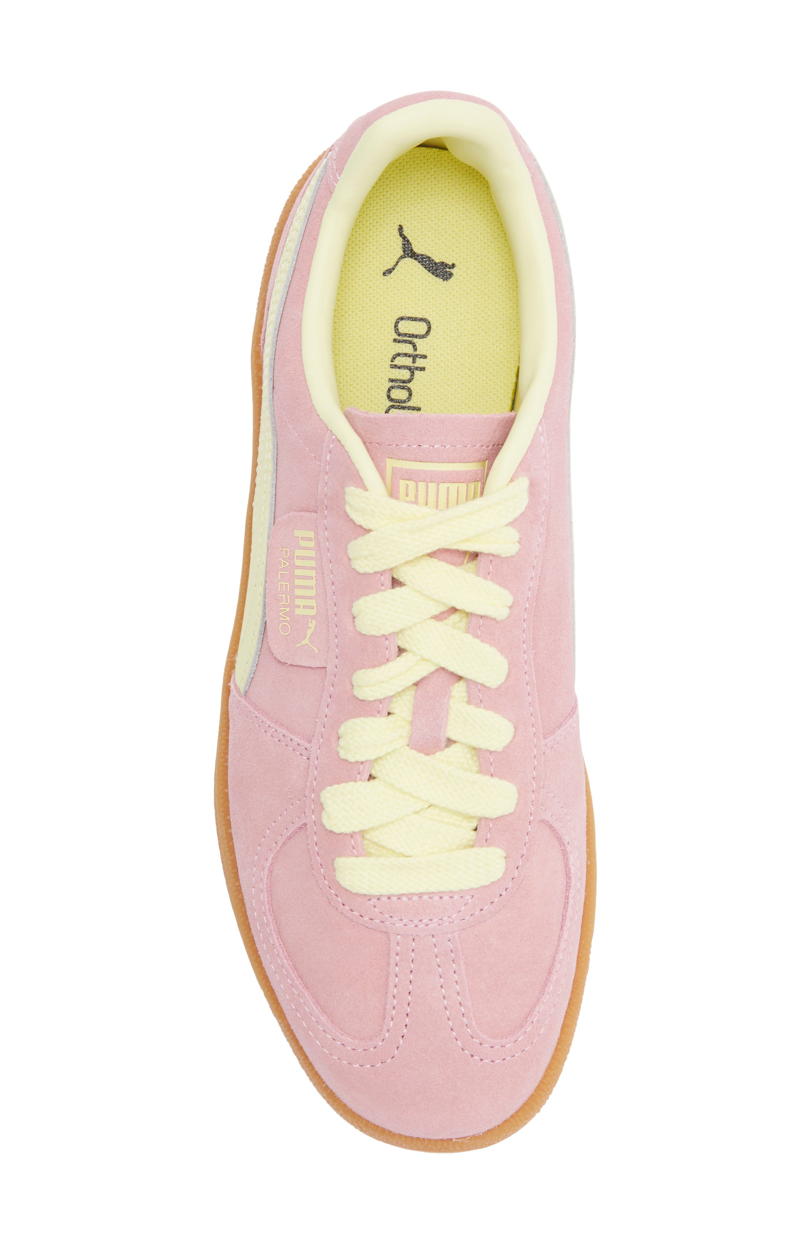 PUMA Palermo Sneaker, Alternate, color, Poised Pink/ Gold Moon