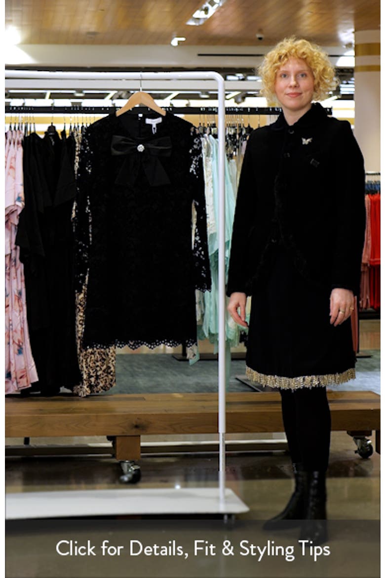 Tyler Long Sleeve Lace Minidress video