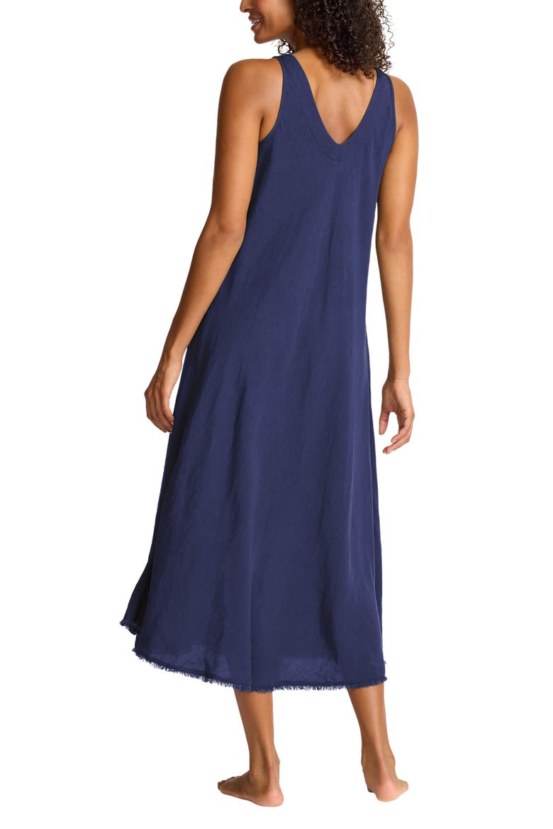 St. Lucia Cover-Up Midi Dress, Alternate, color, MARE NAVY