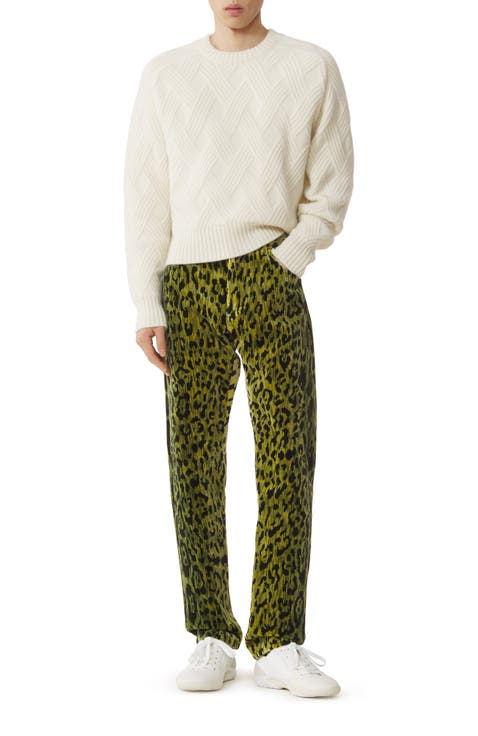 Cable-Knit Wool Sweater