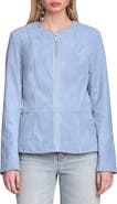 Bagatelle Peplum Faux Suede Jacket