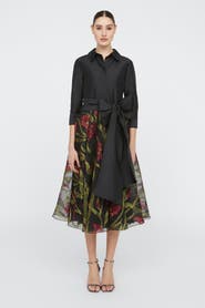 Theia Azura Shirt Dress