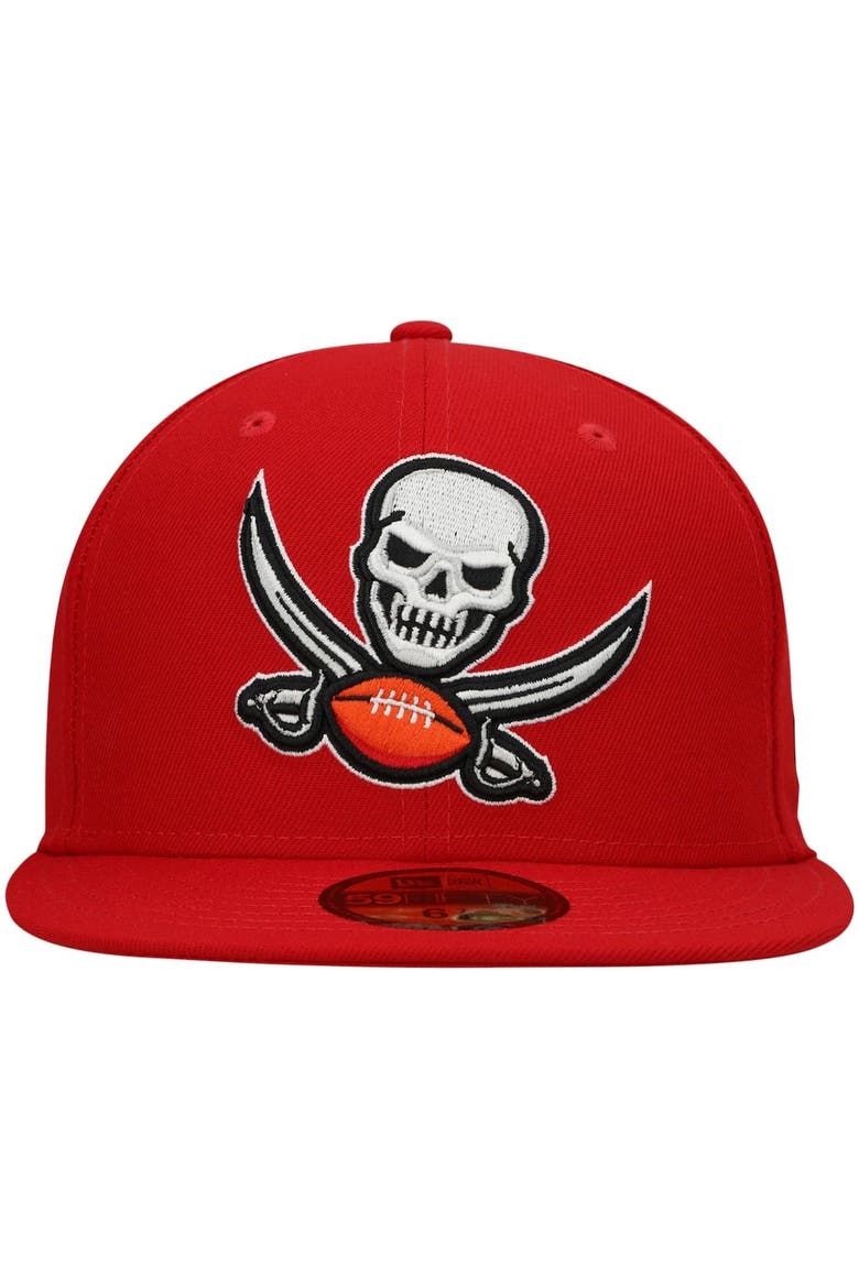 Men's New Era Red Tampa Bay Buccaneers Elemental 59FIFTY Fitted Hat, Alternate, color, Red