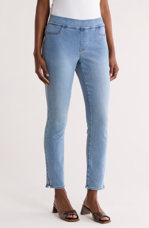 Alina Pull-On Soft Contour Denim Legging Jeans