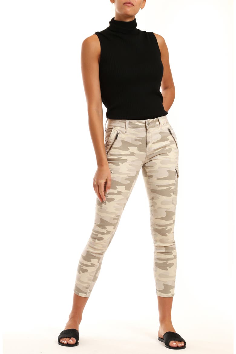 Juliette Nude Camo Jeans, Alternate, color, NUDE CAMO