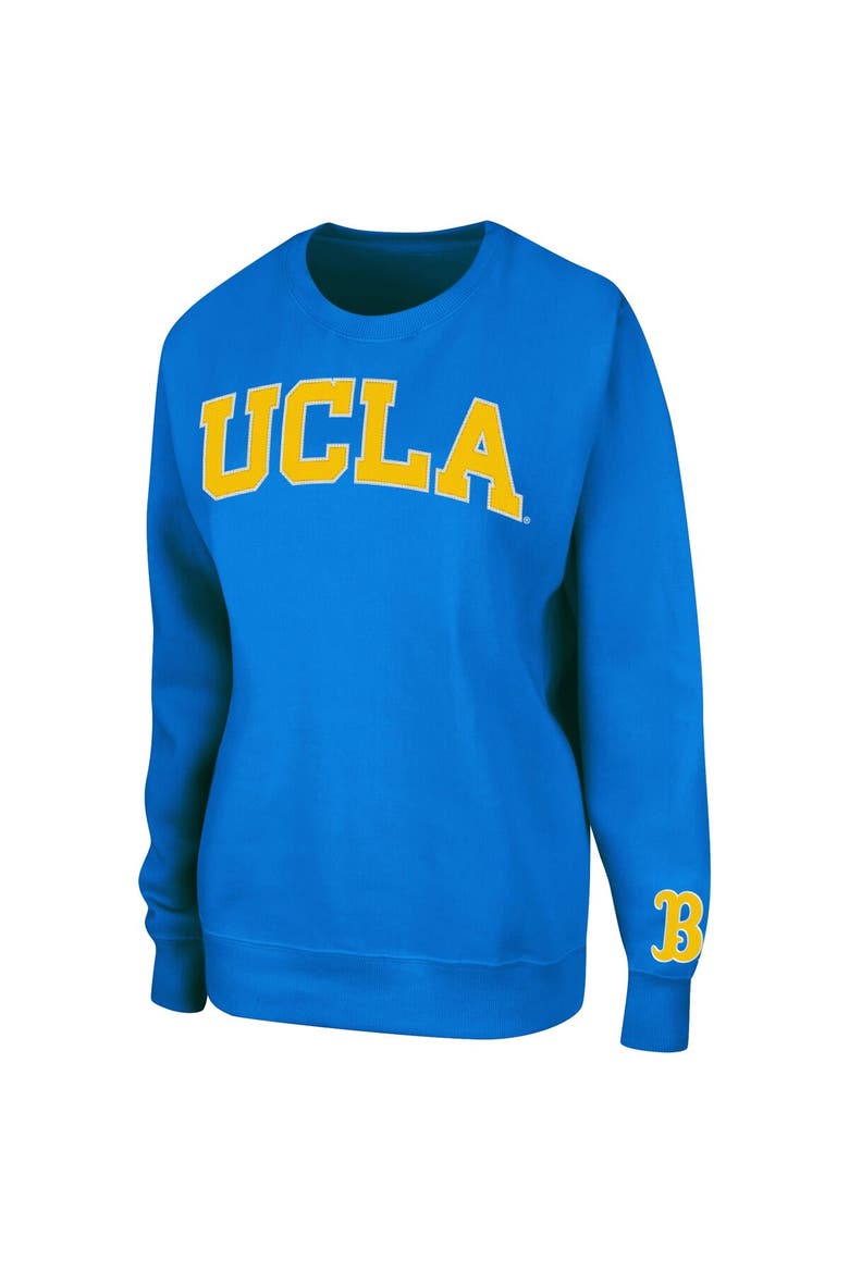 Women's Colosseum Blue UCLA Bruins Campanile Pullover Sweatshirt, Alternate, color, Blue
