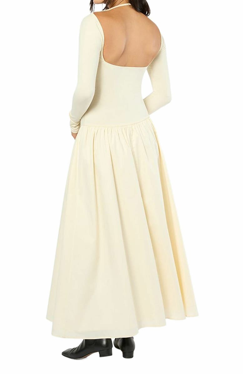 WeWoreWhat Drop Waist Maxi Dress, Alternate, color, Ivory