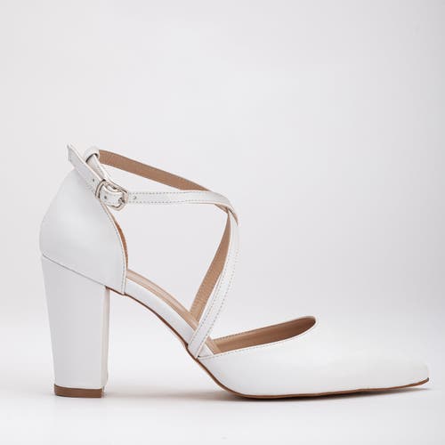 Forever & Always Shoes Women's White Gisele - Ivory Bridal Heels In White
