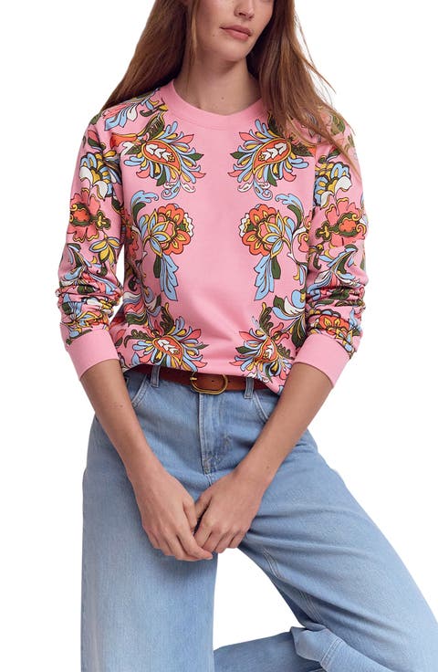 Rosa Print Cotton Sweatshirt