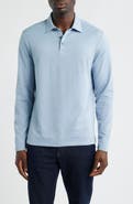 Robert Barakett Luciano Long Sleeve Twill Polo