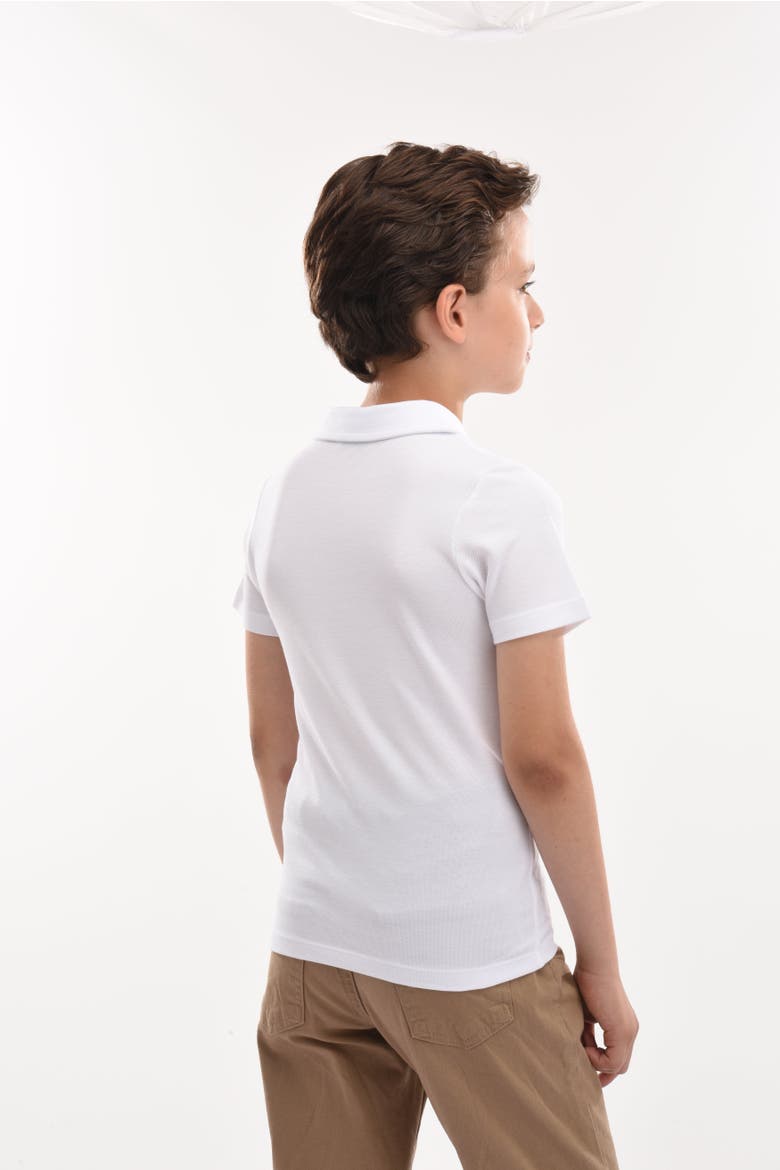Solid Polo Shirt, Alternate, color, White
