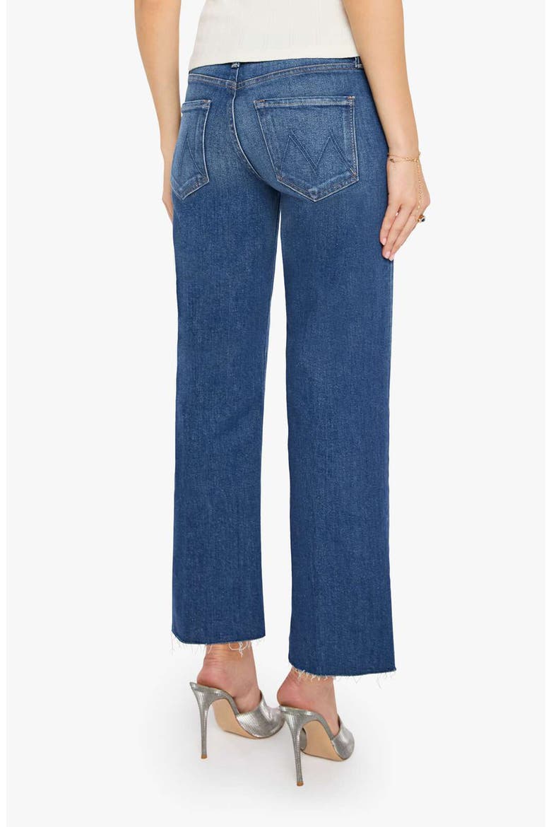 The Mid Rise Rambler Flood Fray Straight Leg Jeans, Alternate, color, DELUXE EDITION