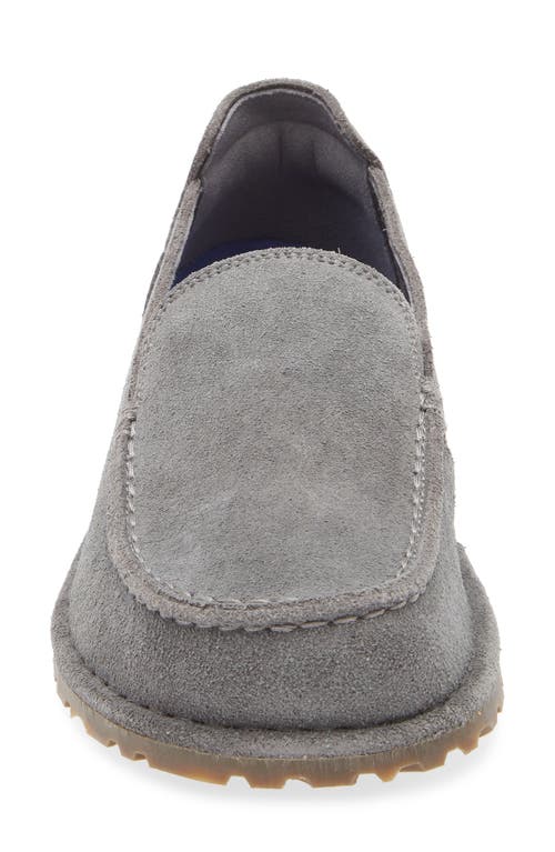 Birkenstock Utti Moc Toe Loafer In Gray