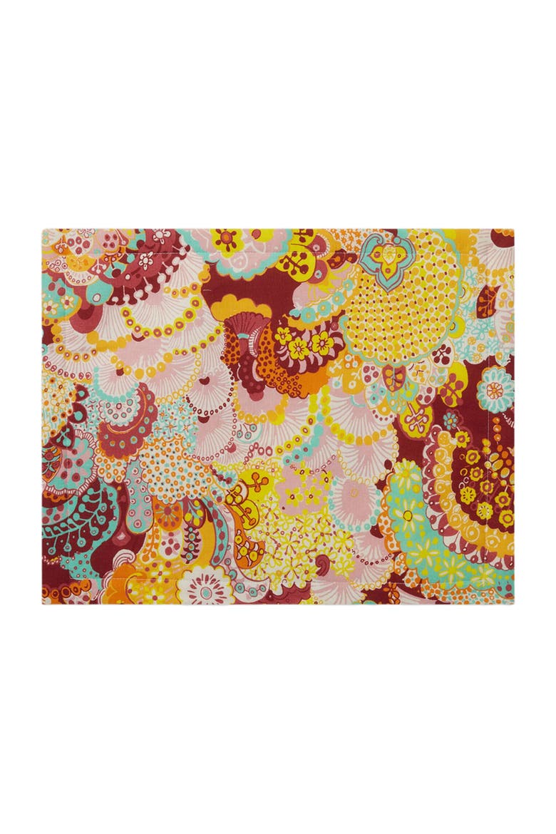 Placemats Set Of 2 (35X45) Holi Pink, Alternate, color, Holi Pink