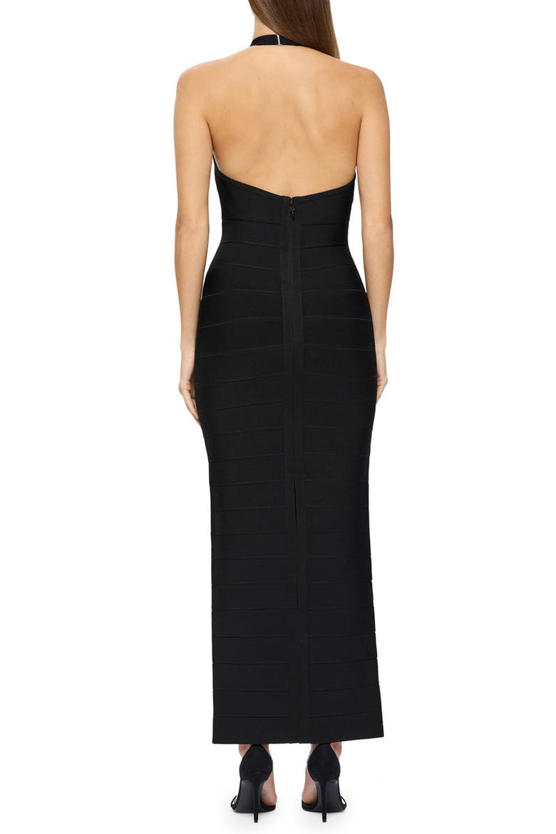 Bandage Gown, Alternate, color, BLACK