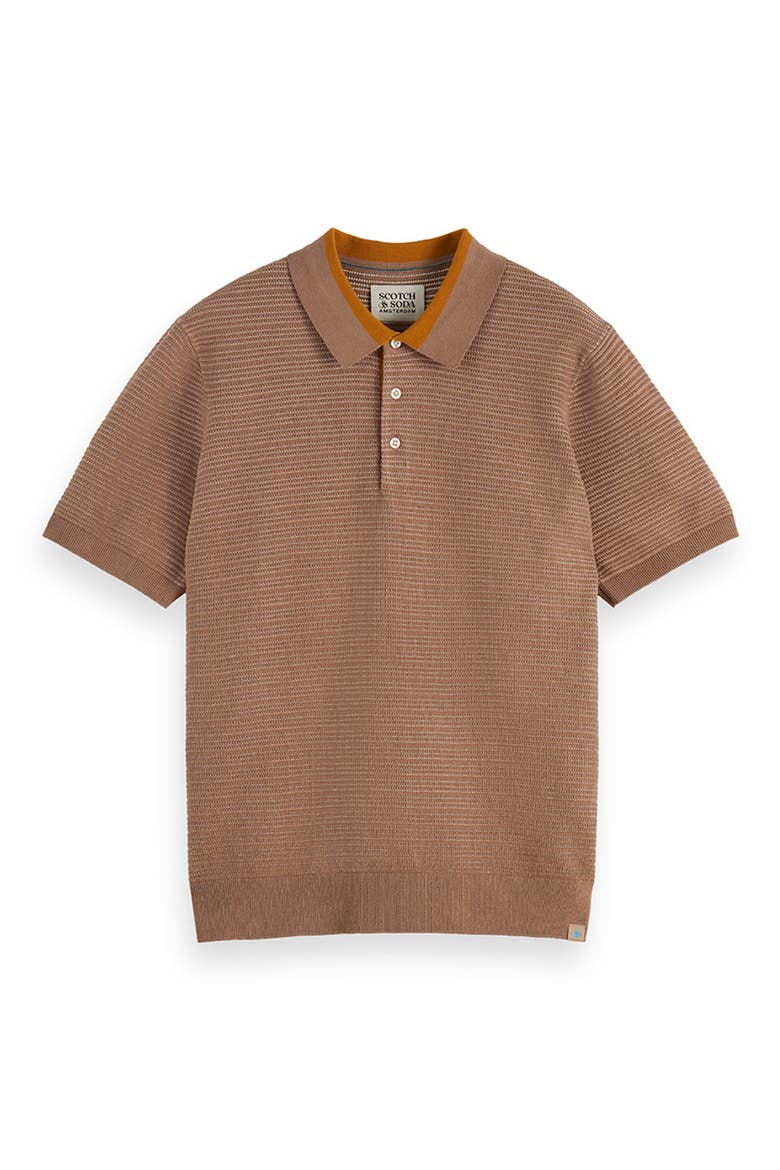 Structured Relaxed Polo, Alternate, color, AMPHORA