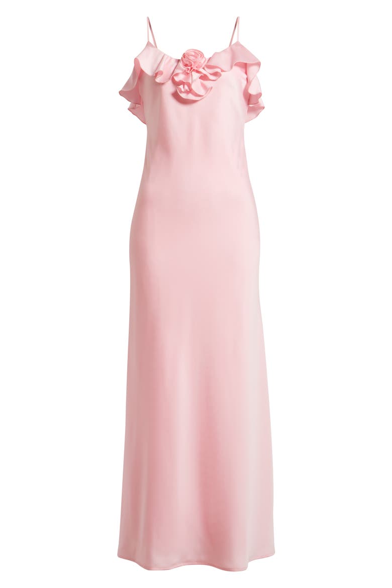 Ianthe Ruffle Gown, Alternate, color, BABY PINK