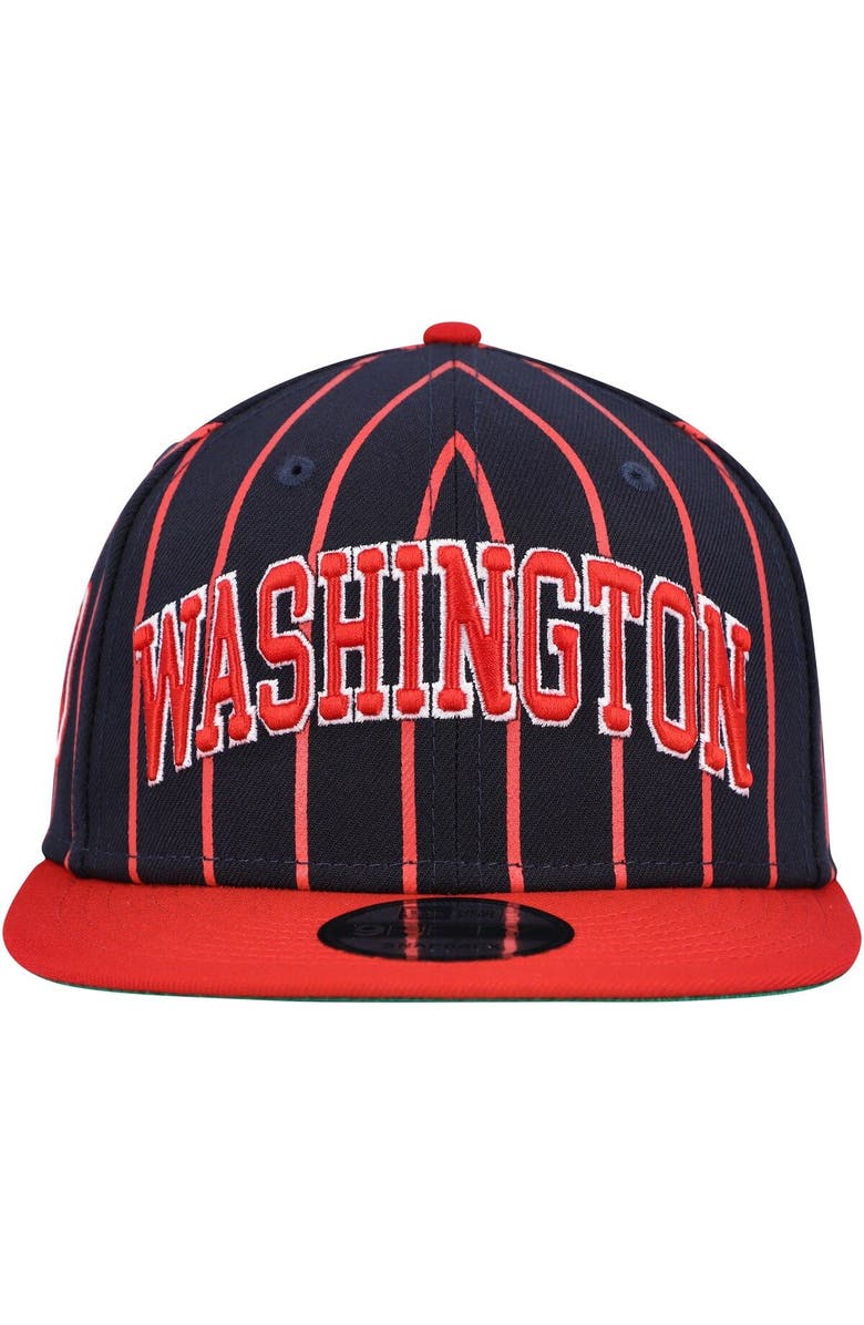 New Era Men's New Era Navy/Red Washington Nationals City Arch 9FIFTY Snapback Hat, Alternate, color, Navy