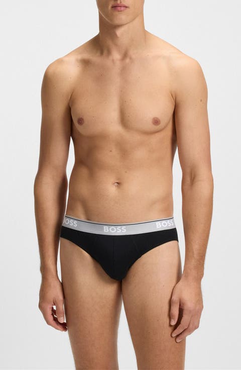Assorted 3-Pack Power Stretch Cotton Briefs