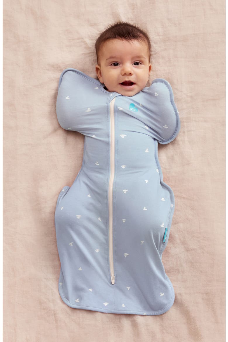 Swaddle Up™ 1.0 TOG Silky Lux Swaddle, Alternate, color, MISTY BLUE