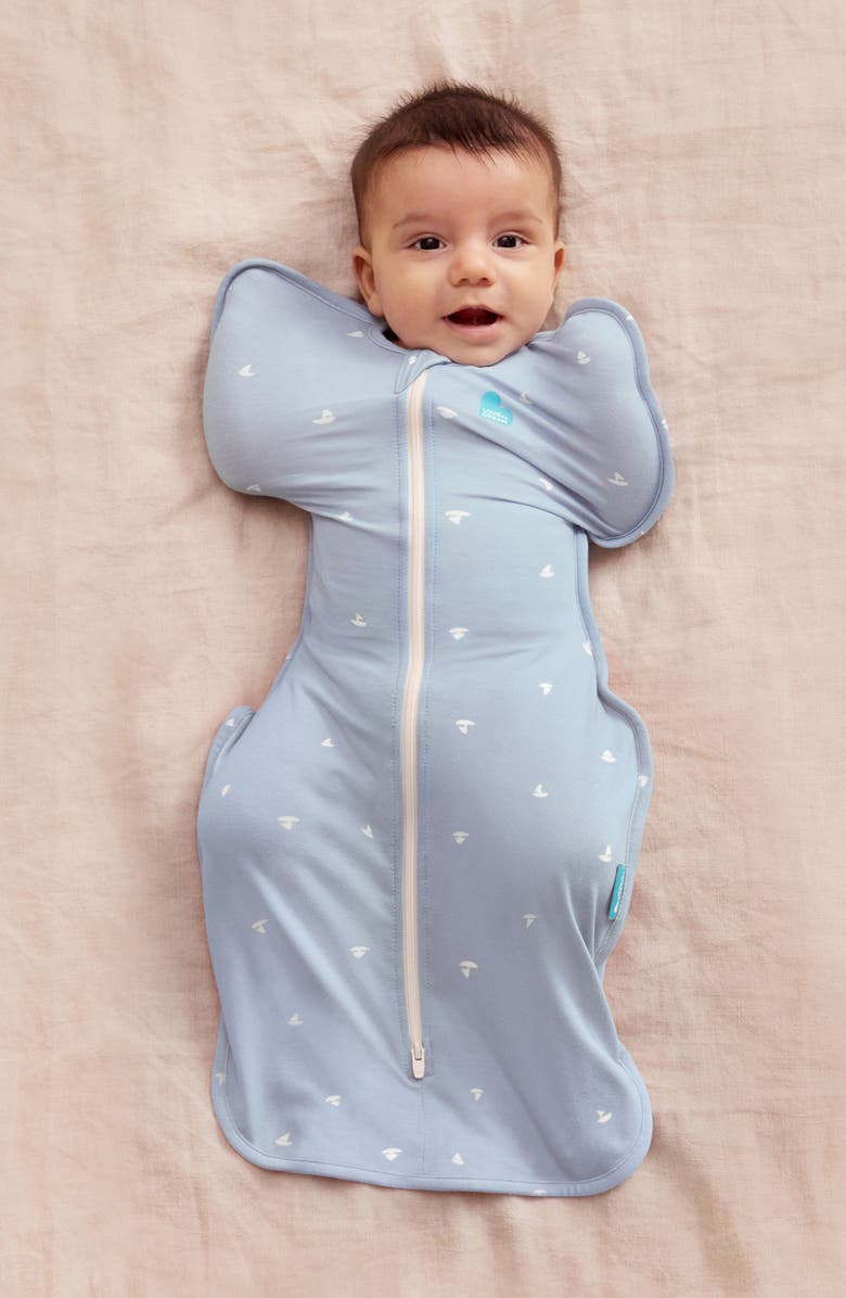 LOVE TO DREAM Swaddle Up<sup>™</sup> 1.0 TOG Silky Lux Swaddle, Alternate, color, Misty Blue
