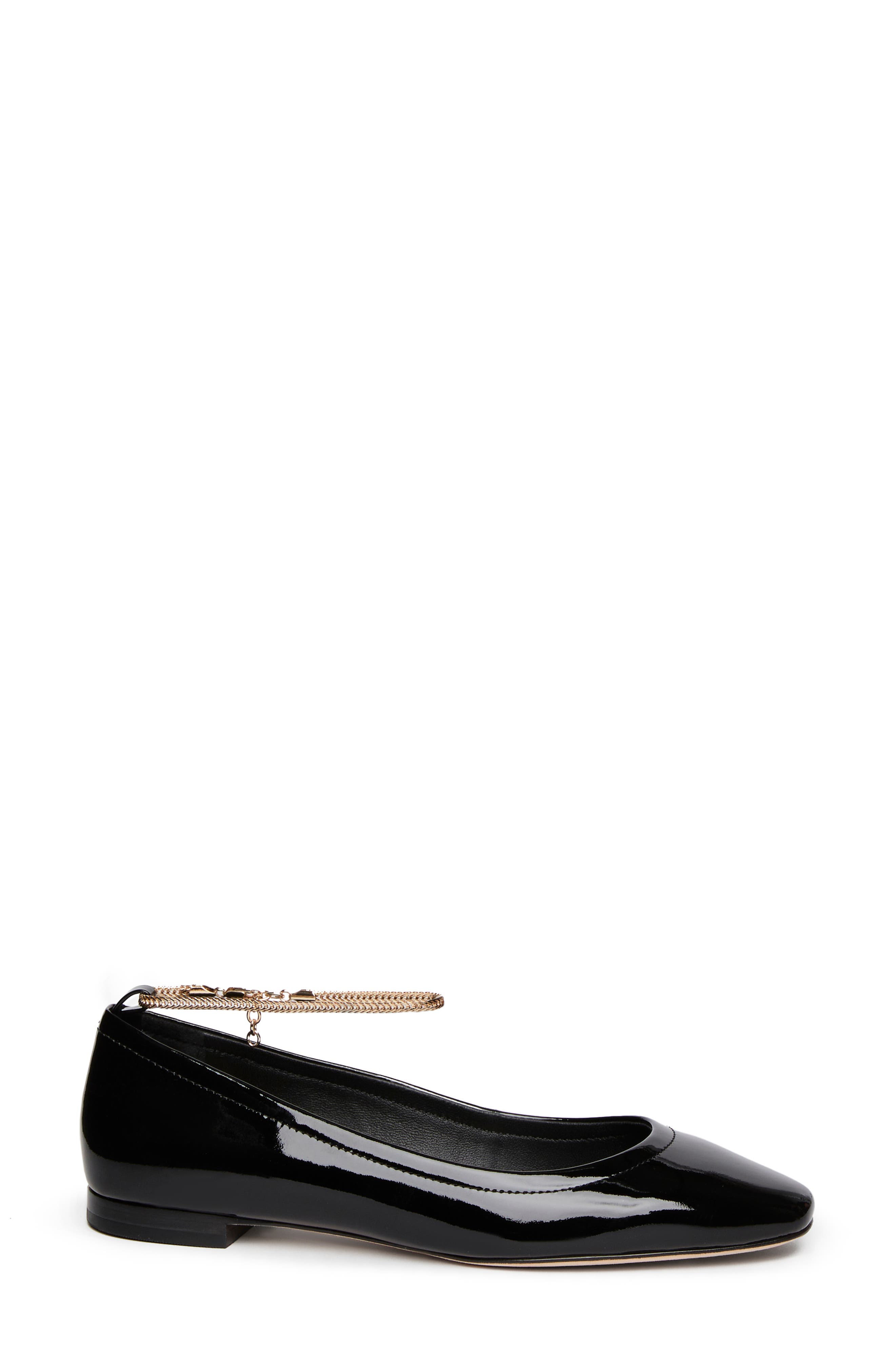 PAIGE Janine Ankle Strap Flat, Main, color, 