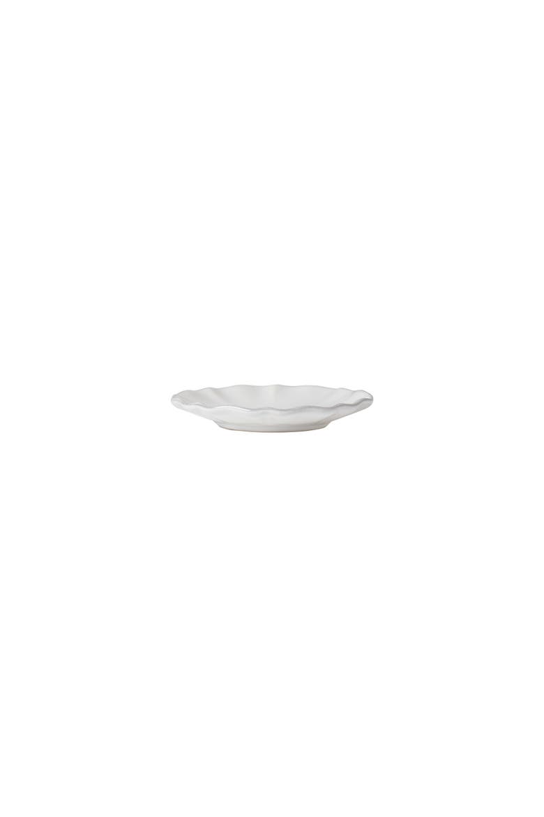 Rosa Set/6 appetizer plates, Alternate, color, White