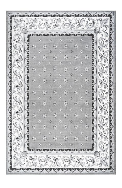 Acanthus French Border Area Rug