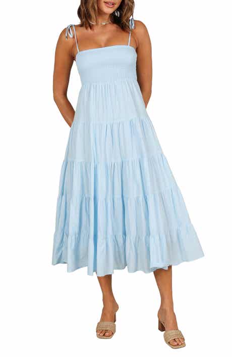 Petal & Pup Carroll Smocked Midi Dress