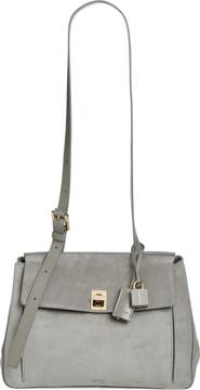 TOM FORD Medium Suede Besace Shoulder Bag